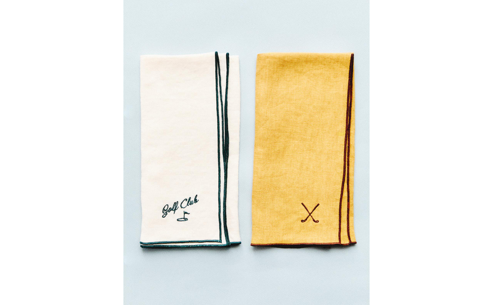 Салфетка сервировочная Zara Home, лён, бежевый, 8327/149