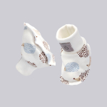 Пинетки Mjölk Ёжики на экрю