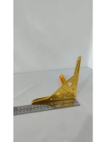 Ножка мебельная золотая