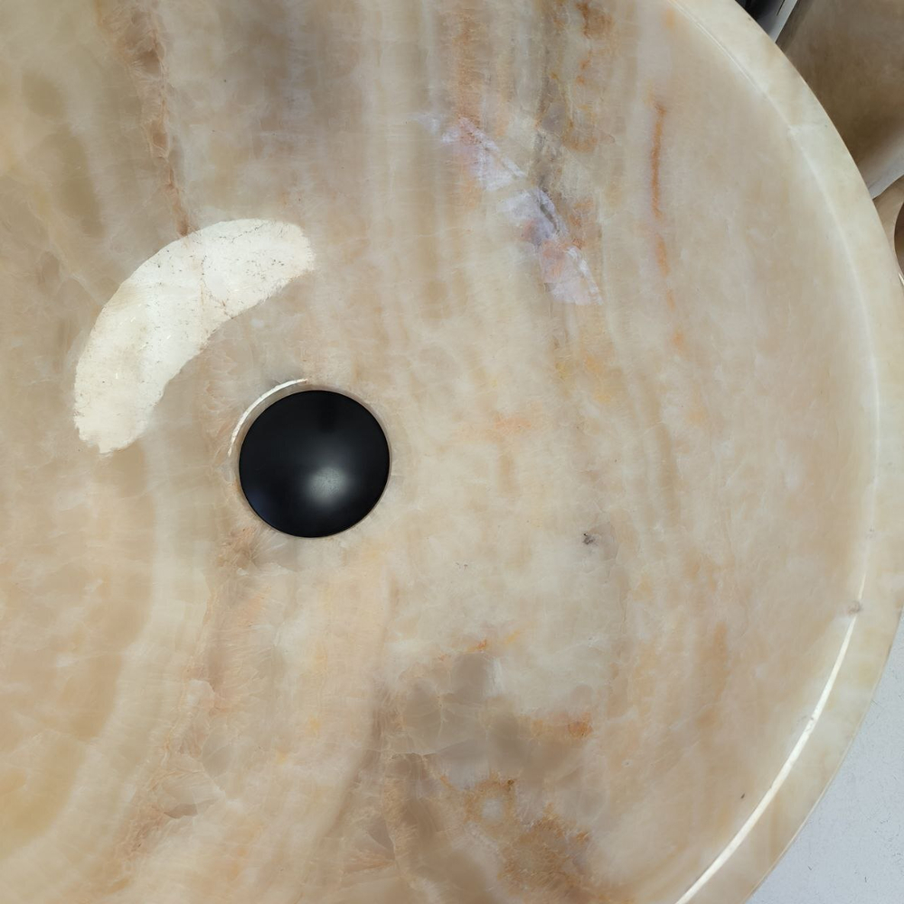 Раковина из оникса Bowl Yellow TinLip BO-63045 40*40*15 40