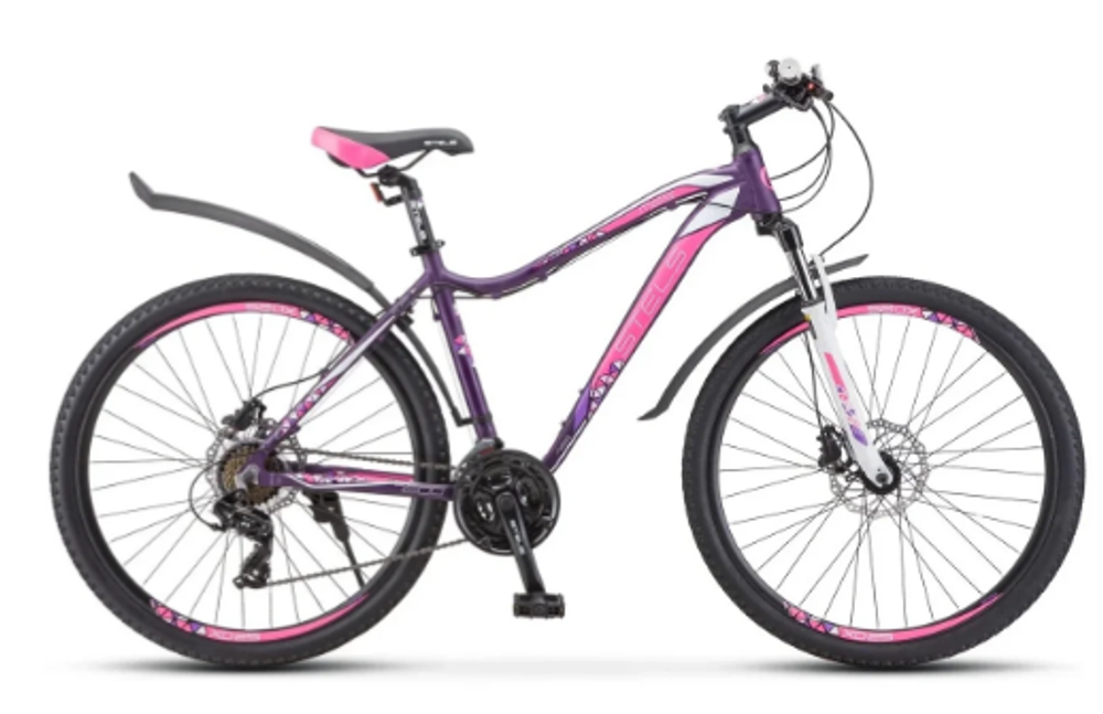 Велосипед STELS Miss-7500 D 27.5" V010 рама 16" Тёмно-пурпурный (требует финальной сборки)