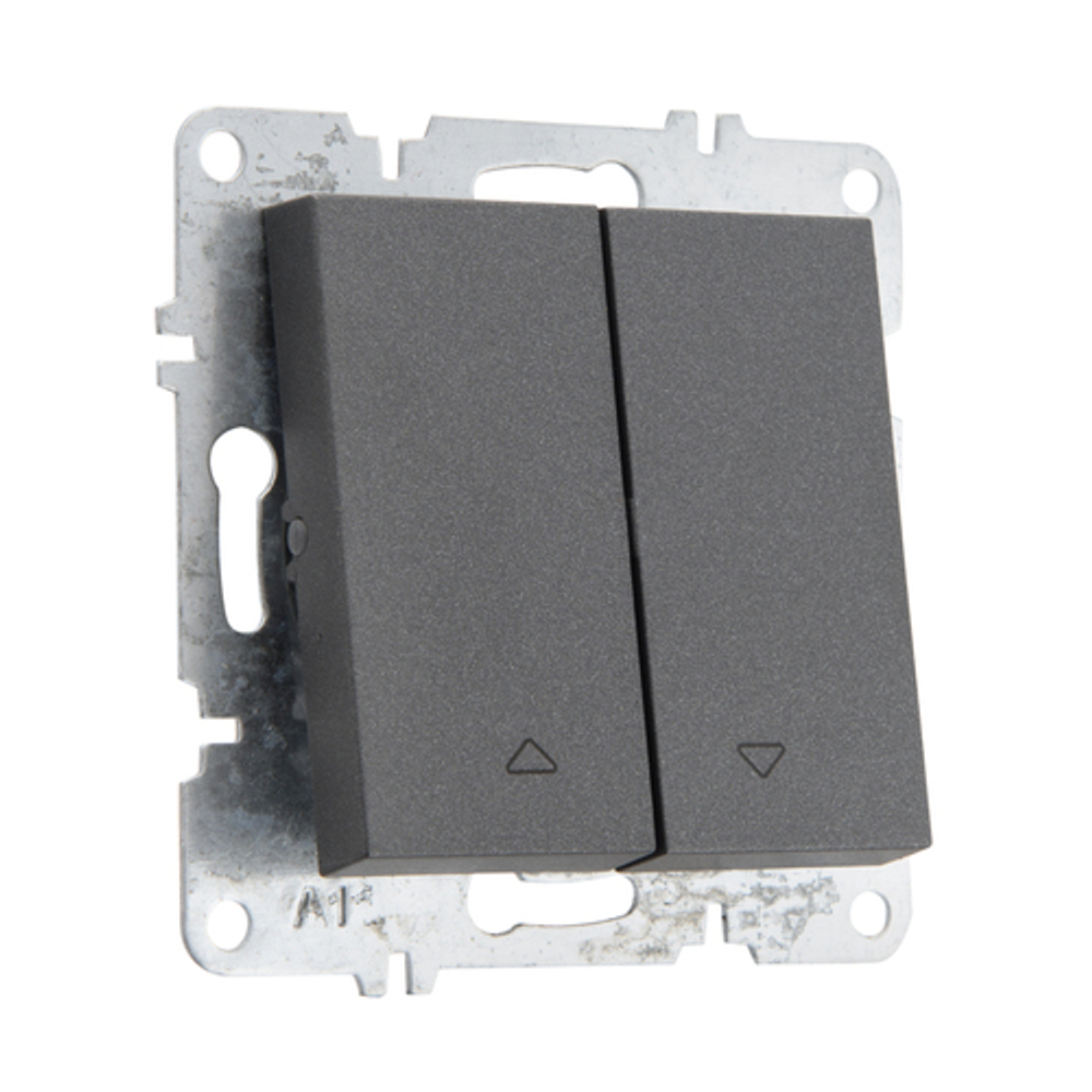 Кнопка 2-клавишная для жалюзи ARVIA Electric, антрацит 50042000216