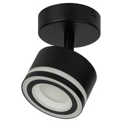 Светильник настенно-потолочный спот ЭРА OL52 BK GX53 IP20 черный | Накладные светильники