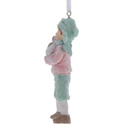 GAEM Изделие декоративное подвесное "Девочка и мальчик", L5 W3 H11 см, 4в.
