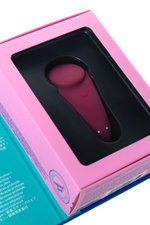 Бесшумный вибромассажер в трусики Satisfyer Sexy Secret 10 режимов красный