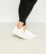 Кожаные кроссовки Versace Jeans Couture - белый(77VA3ST2ZP305)