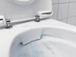Унитаз подвесной Geberit Smyle 500.685.01.1 белый, с крышкой микролифт, безободковый