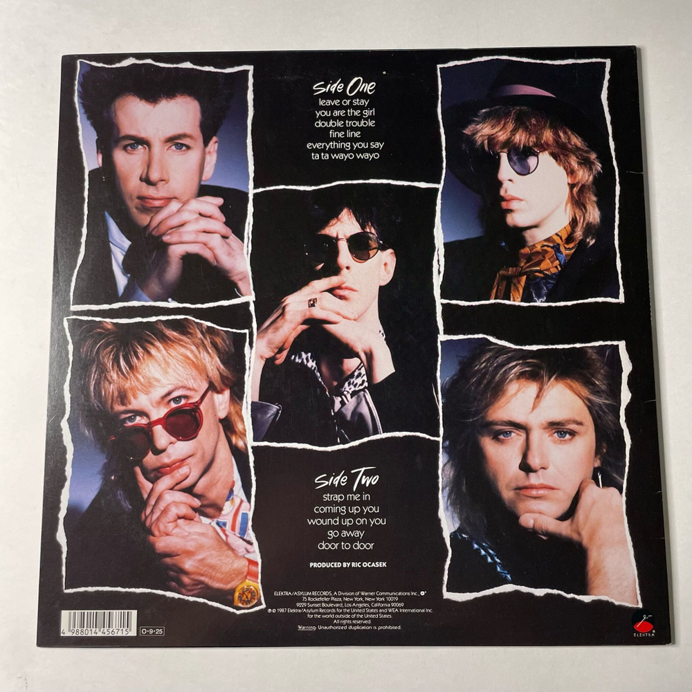 Винтажная виниловая пластинка LP The Cars Door To Door (Japan 1987) (No Obi) Double Trouble