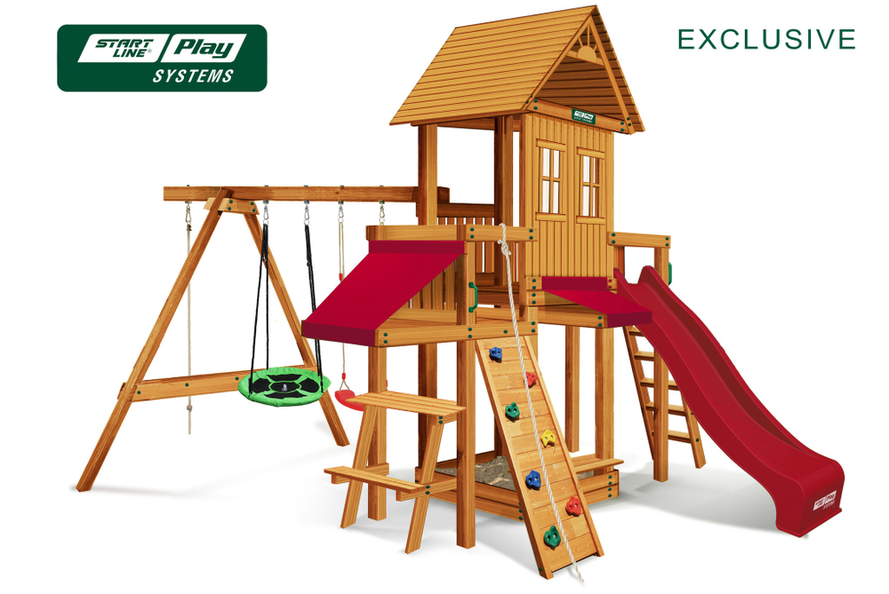 Детский городок EXCLUSIVE стандарт (green)