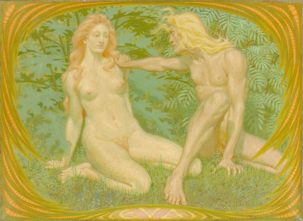 Фидус. 1931. Ева (Eva). 56 х 77. Частное собрание.