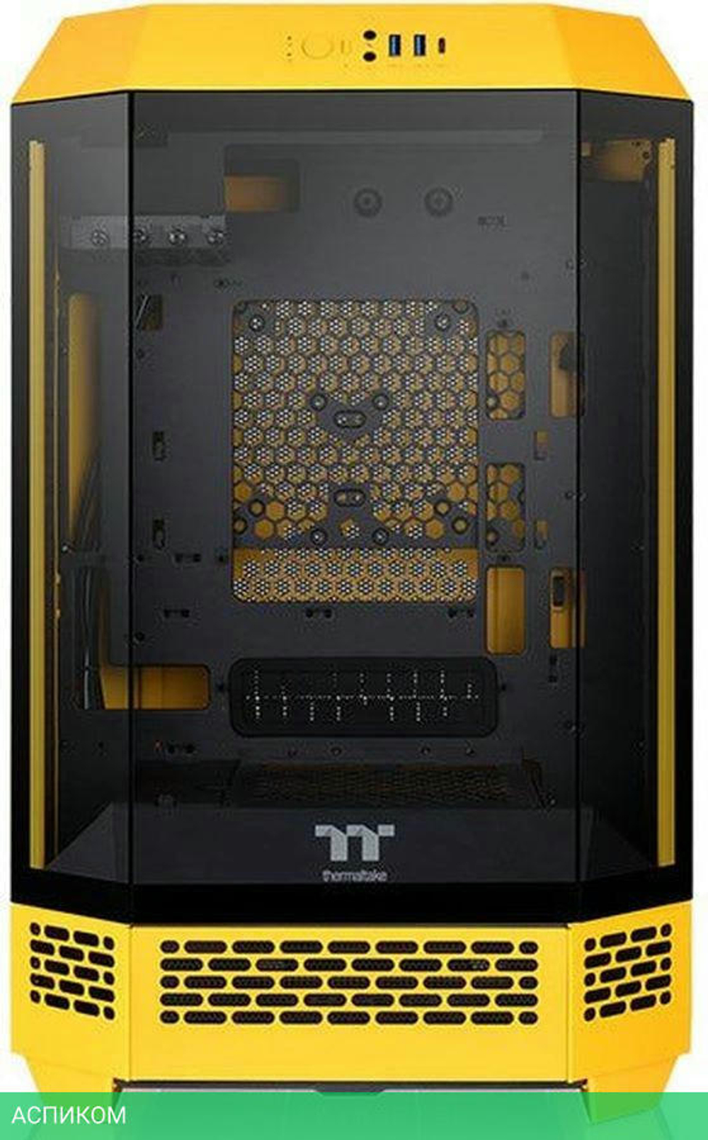 Корпус Thermaltake Tower 300 Bumblebee желтый (CA-1Y4-00S4WN-00)