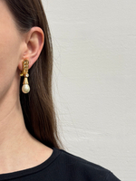 Клипсы с «жемчугом» и кристаллами Chrstian Dior