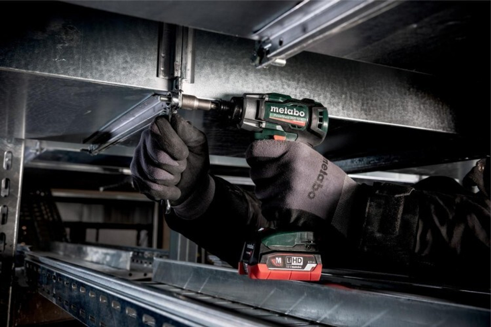 Гайковерт аккумуляторный METABO PowerMaxx SSD 12 BL 2х4.0 Ач LiHD кейс L 2х4.0 Ач LiHD кейс, бесщеточный 601115800