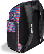 ARENA SPIKY III BACKPACK 45 ALLOVER RACING STRIPES