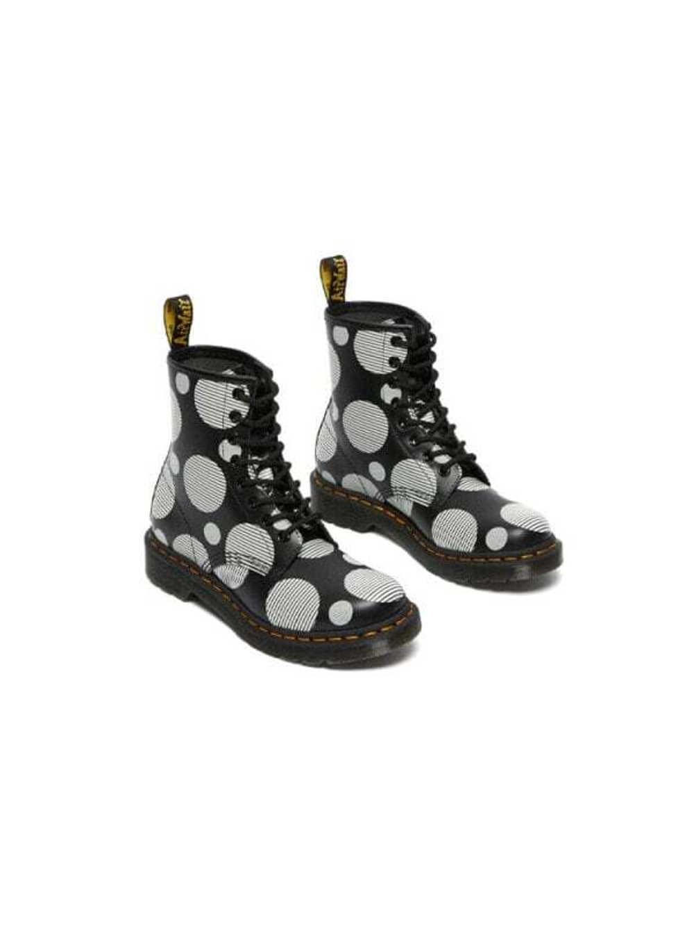 Ботинки Dr. Martens 1460 Polka Dot Smooth Leather 'Black'