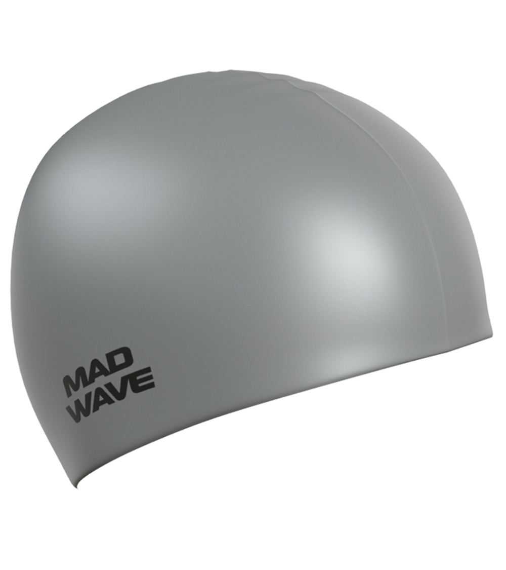 Шапочка для плавания силиконовая Mad Wave Intensive Silicone Solid