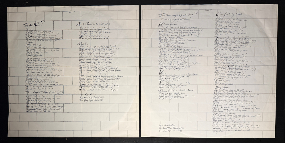 Pink Floyd ‎– The Wall 2LP (Германия)