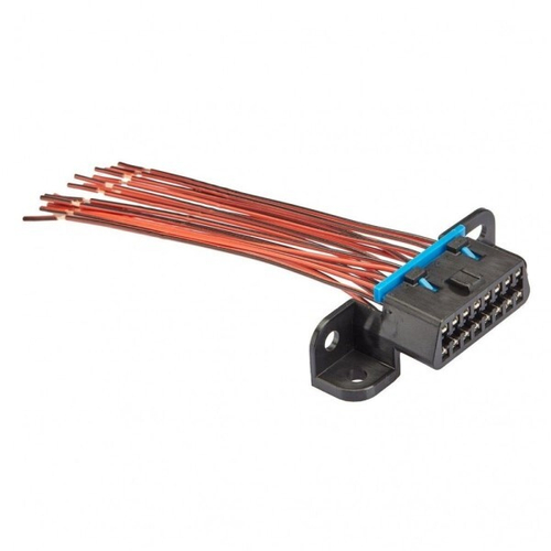 Разъем диагностики 16-ти контактный (ЕВРО-3, 4) с проводами (LECAR)