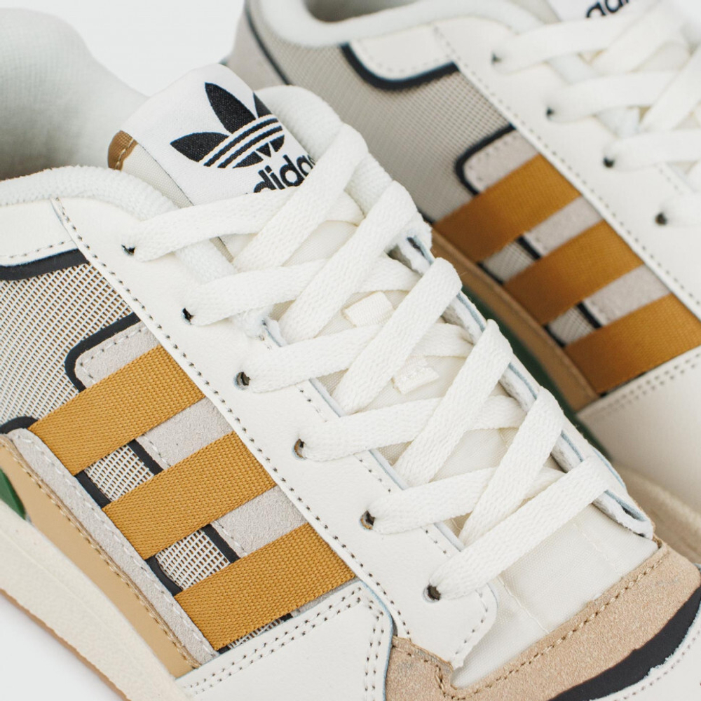 кроссовки Adidas Forum Low White Yellow