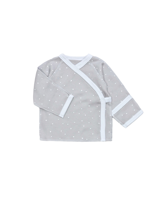 Комплект 3в1 Горошек gray (56;62)