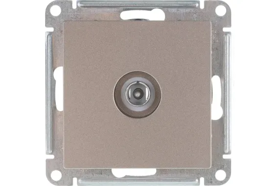 Розетка TV Systeme Electric ATLASDESIGN шампань 38174