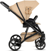 Детская коляска Tutis Viva 6 Plus Teddy 3 в 1 с автокреслом Beno Black 1612111 Creamy