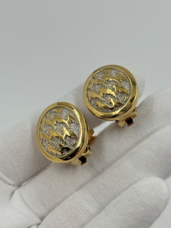 Клипсы Pied-de-poule Christian Dior