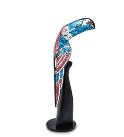 Decor and Gift 23-029-01 Н-р статуэток из трех «Тукан» дерево+стекл.мозаика (50,40,30 см)