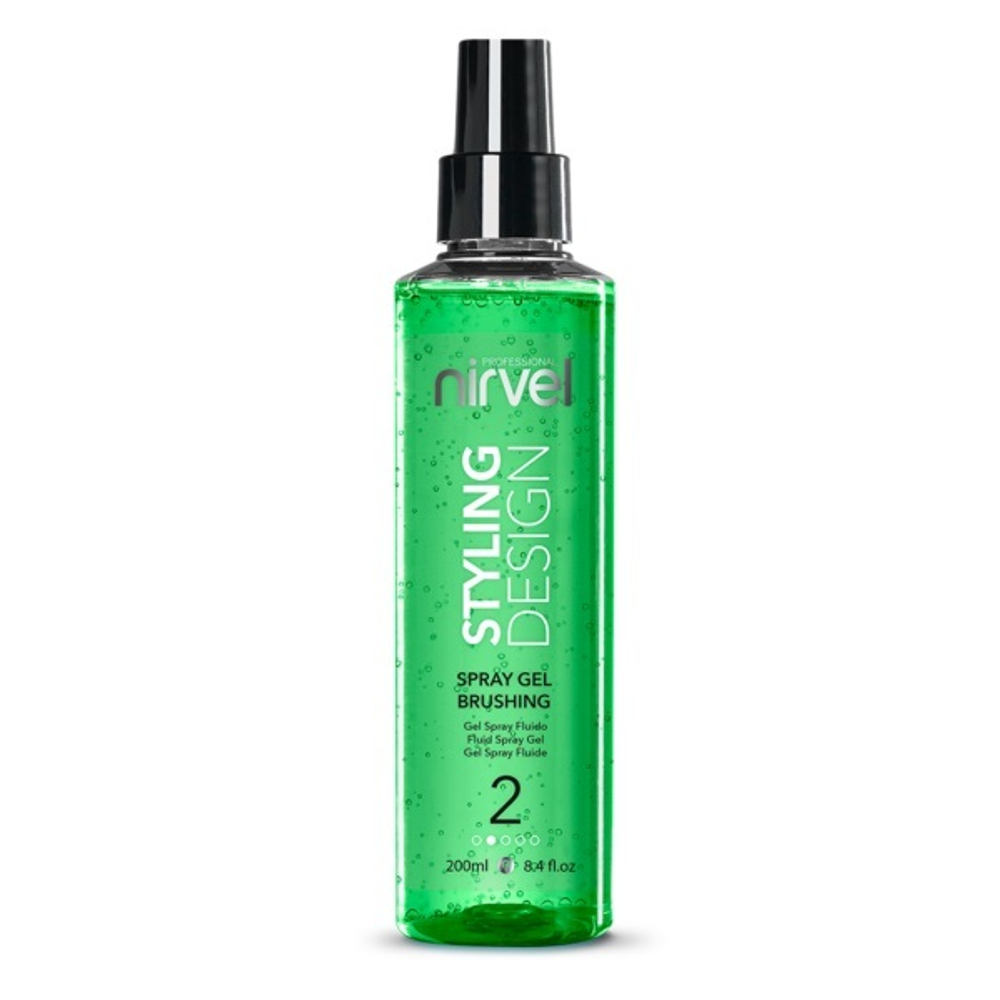 Спрей-гель для укладки волос при помощи брашинга Nirvel Spray Gel Brusning 200мл