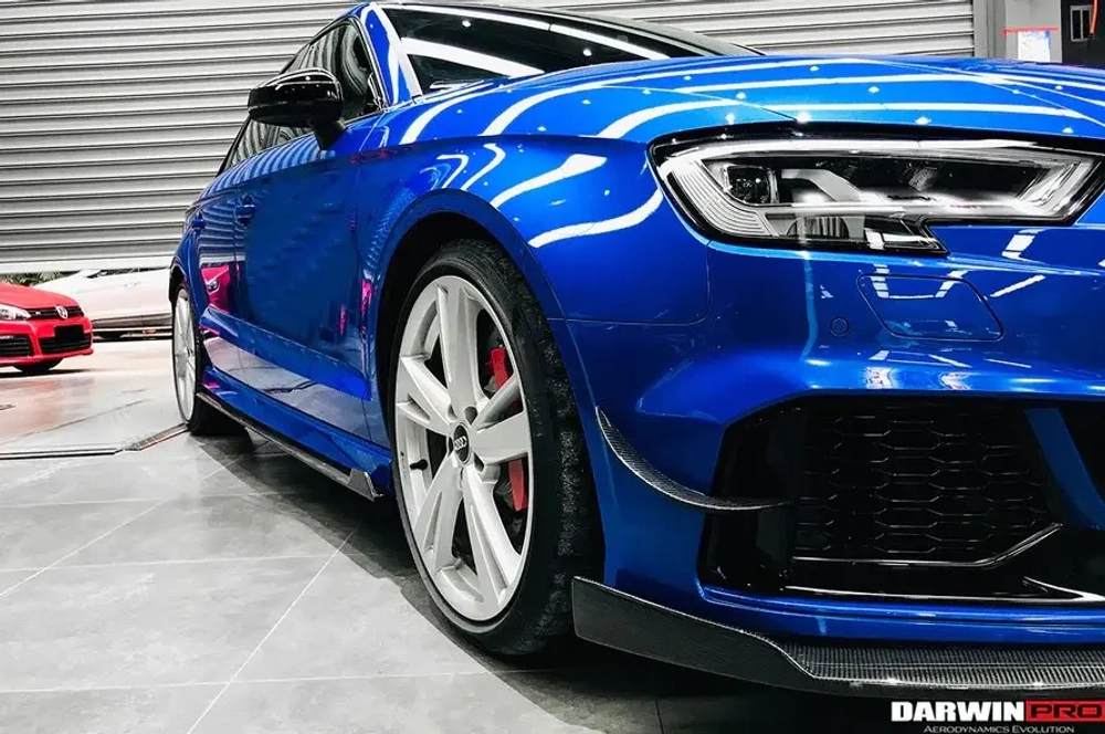 Карбоновые Канарды для AUDI RS3 2019-2020 Ауди аэродинамический обвес