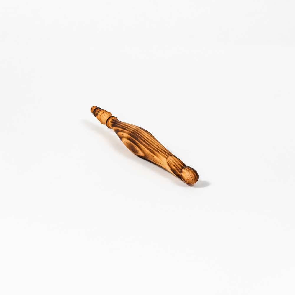 Деревянный крючок для вязания из древесины кедра 11 мм. K258