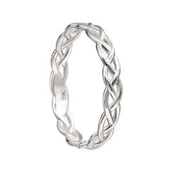 Кольцо Нити из серебра 925 пробы
