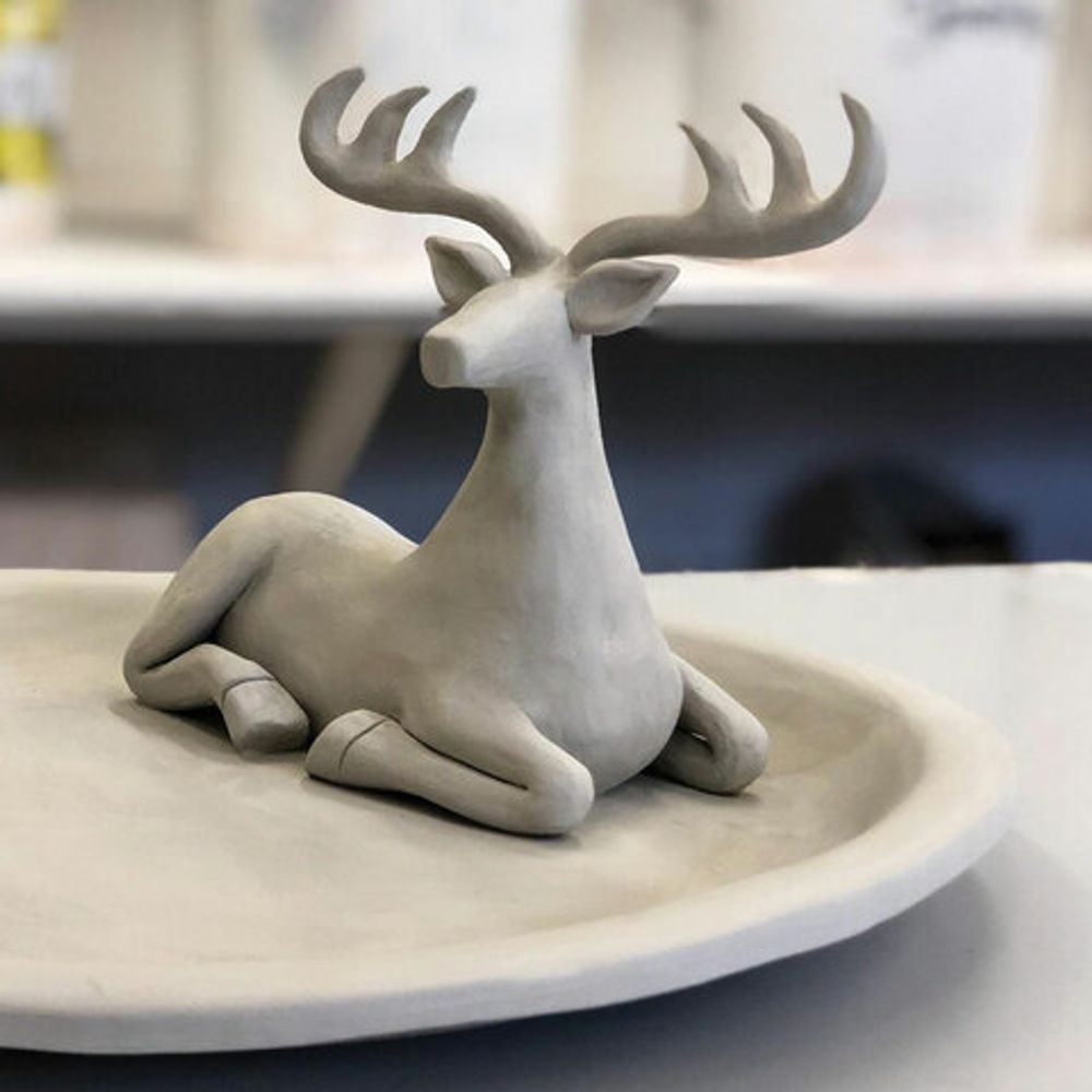 Масса керамическая для лепки ОСТРОВ СОКРОВИЩ, самозатвердевающая, 500 г, белая, 228731