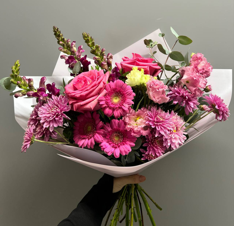 Букет "Лиловая радость" Букет "Лиловая радость"