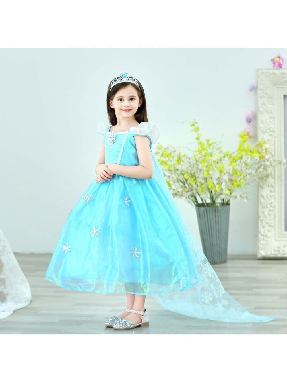 Новогоднее Детское платье Эльза