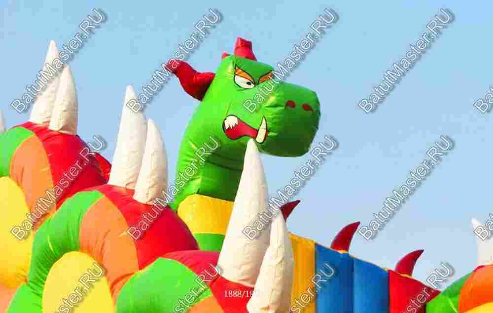 Батут-горка "Дракон 2", 15*7*9 м