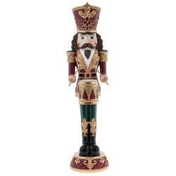 GAEM Фигурка декоративная "Щелкунчик" с подсветкой (2xAAA н/п), L22 W24 H90 см