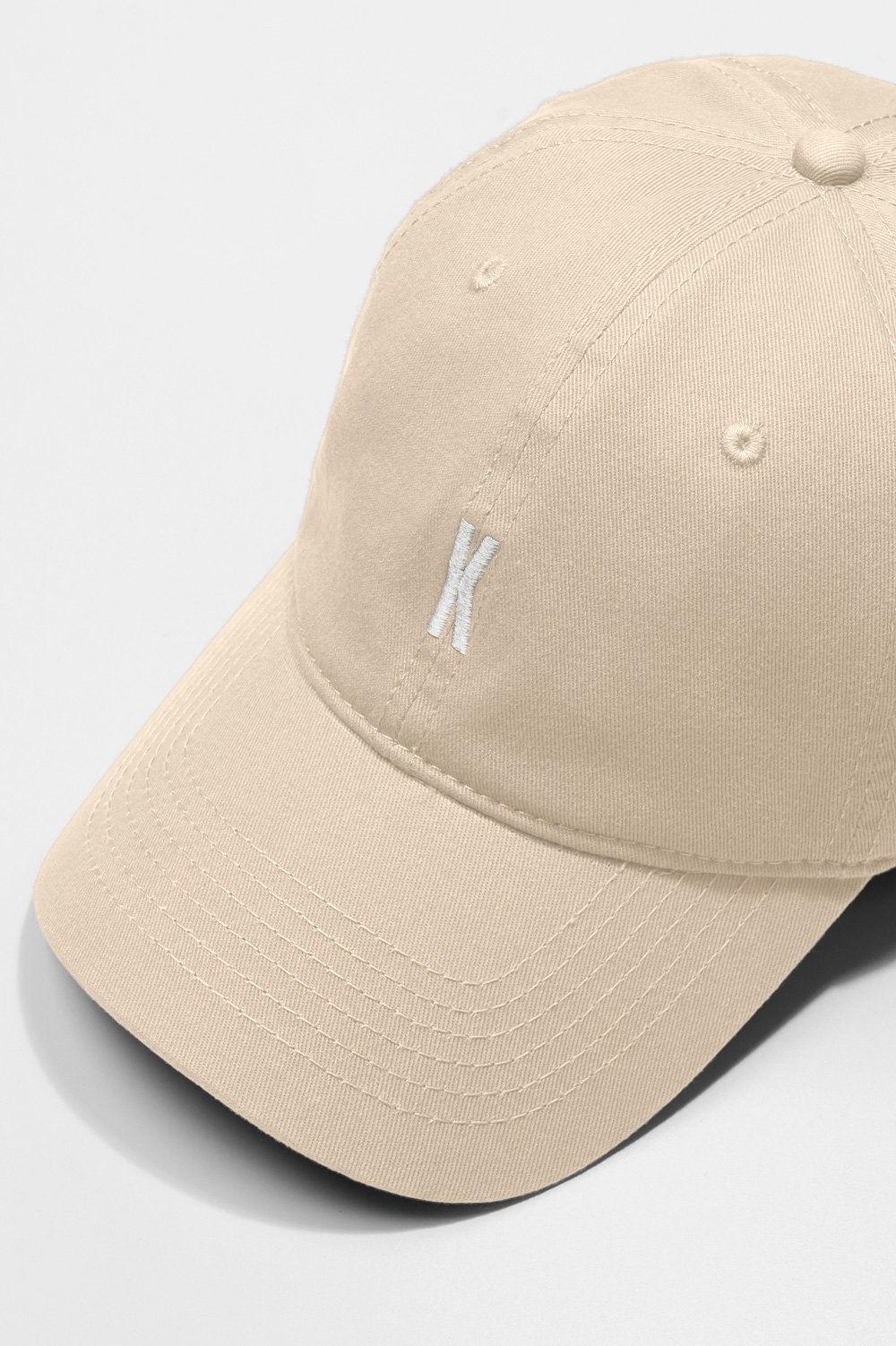 Кепка KUL'TURA "Embroidery K" Молочный