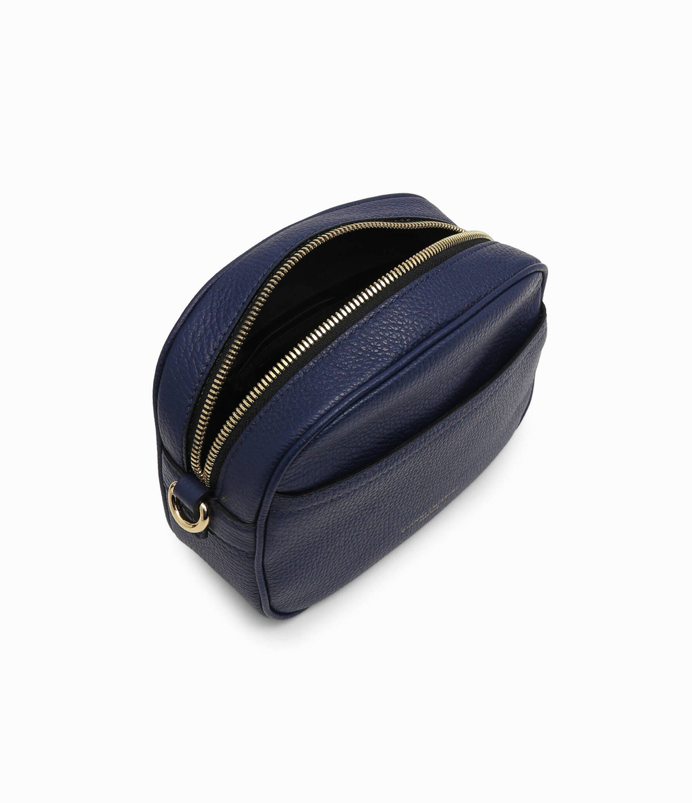 Кожаная сумка-мессенджер GIANNI CHIARINI - темно-синий(BS 10530 GRN-NA)