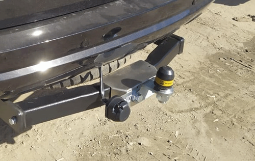 Фаркоп с нержавеющей накладкой Motodor Great Wall Hover H3/H5, Haval H5 арт.93106-FEN