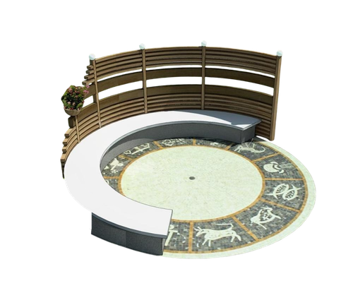 Скамья «Грависо» бетонная