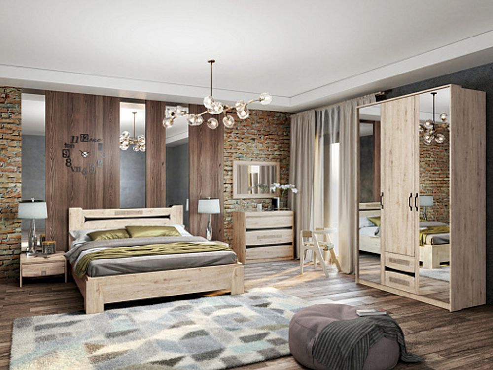 Монца Шкаф 3х ств.