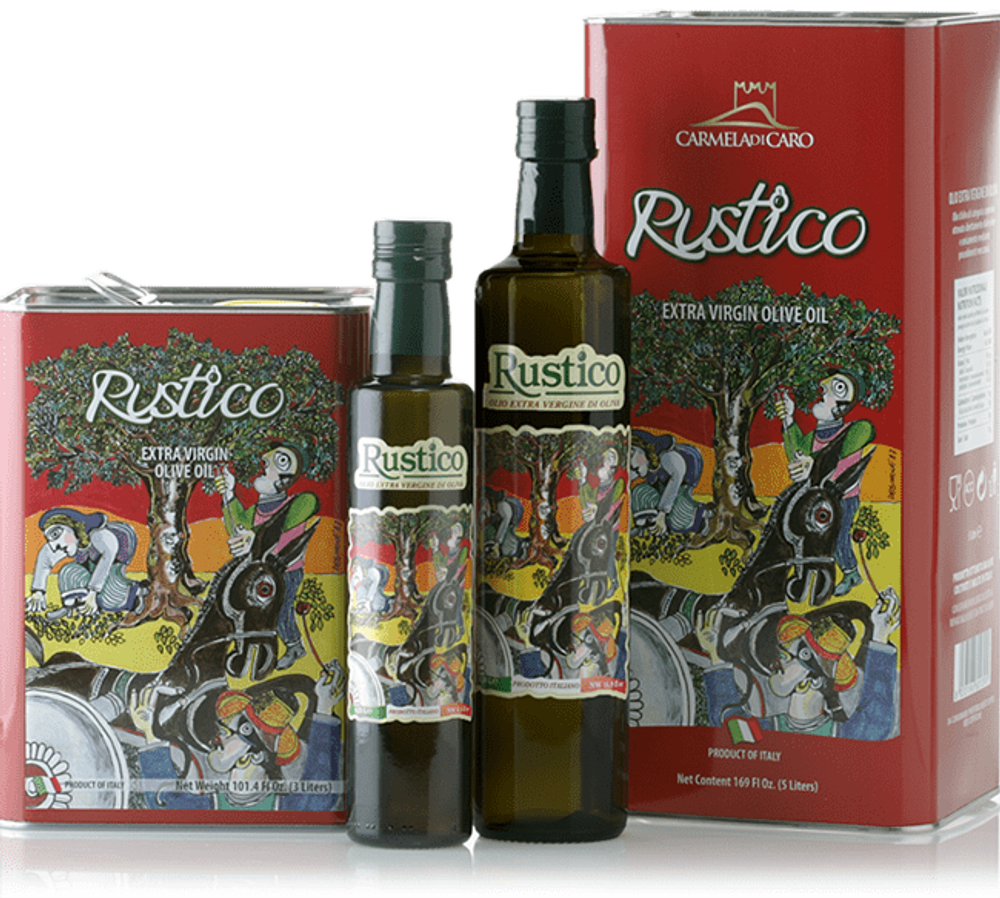 Оливковое масло Carmela di Caro RUSTICO Extra Virgin Non Filtrato, Сицилия, Италия