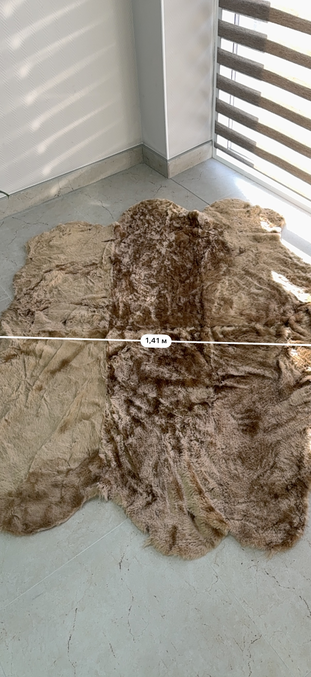 Ковер шкура натуральная овчина Меховой