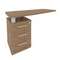 First Тумба приставная с топом левая KTP-2 (L) Дуб Табак 1300*500*765
