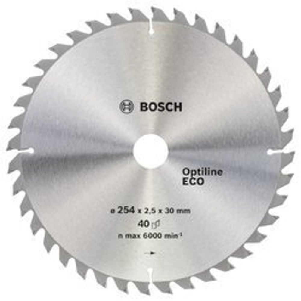 Пильный диск BOSCH 254x30x40T ECO WO