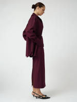 Юбка макси из костюмной ткани