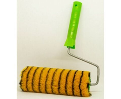 Валик в сборе 47*200 мм, натур. мех, ворс 12 мм белый вяз. осн. сшитый 8101539, ПРОМИС 133944