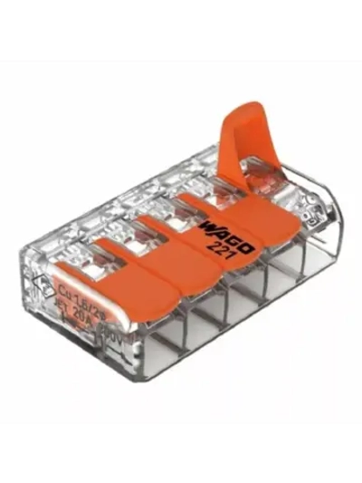 Клемма WAGO на 5 проводов 221-415 10шт