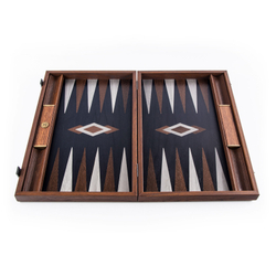 Нарды BACKGAMMON Нарды с боковыми стойками Manopoulos Коричневый